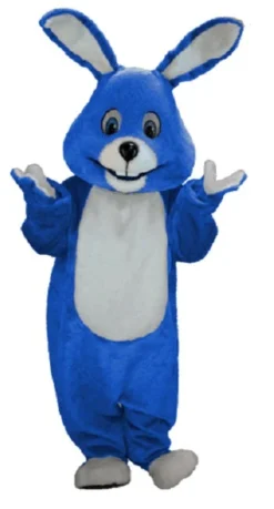 MaskUS Royal Blue Bunny Mascot Costume (Thermolite)