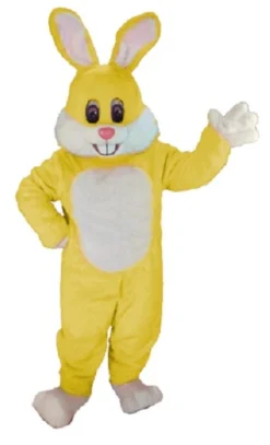 MaskUS Yellow Toon Rabbit Mascot Costume (Thermolite)