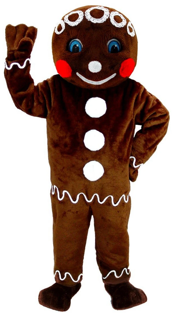 MaskUS Mascot Costumes Mr. Gingerbread Cookie Mascot Costume (Thermolite) 3 MaskUS Mascot Costumes Mr. Gingerbread Cookie Mascot Costume (Thermolite)