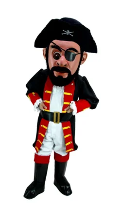 MaskUS Mascot Costumes Captain Blythe Pirate Mascot Costume (Thermolite)