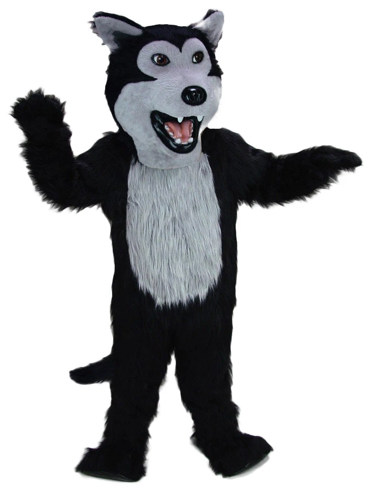 MaskUS Black Wolf Mascot Costume 3 MaskUS Black Wolf Mascot Costume