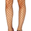 Roma Costume Thigh High Fishnet Stockings